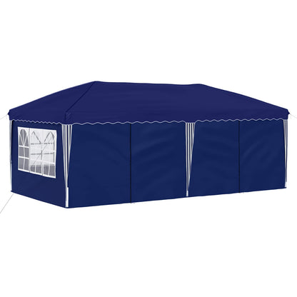 Tenda per feste a pop-up 575 x 288 x 245 cm Blu | homemem39