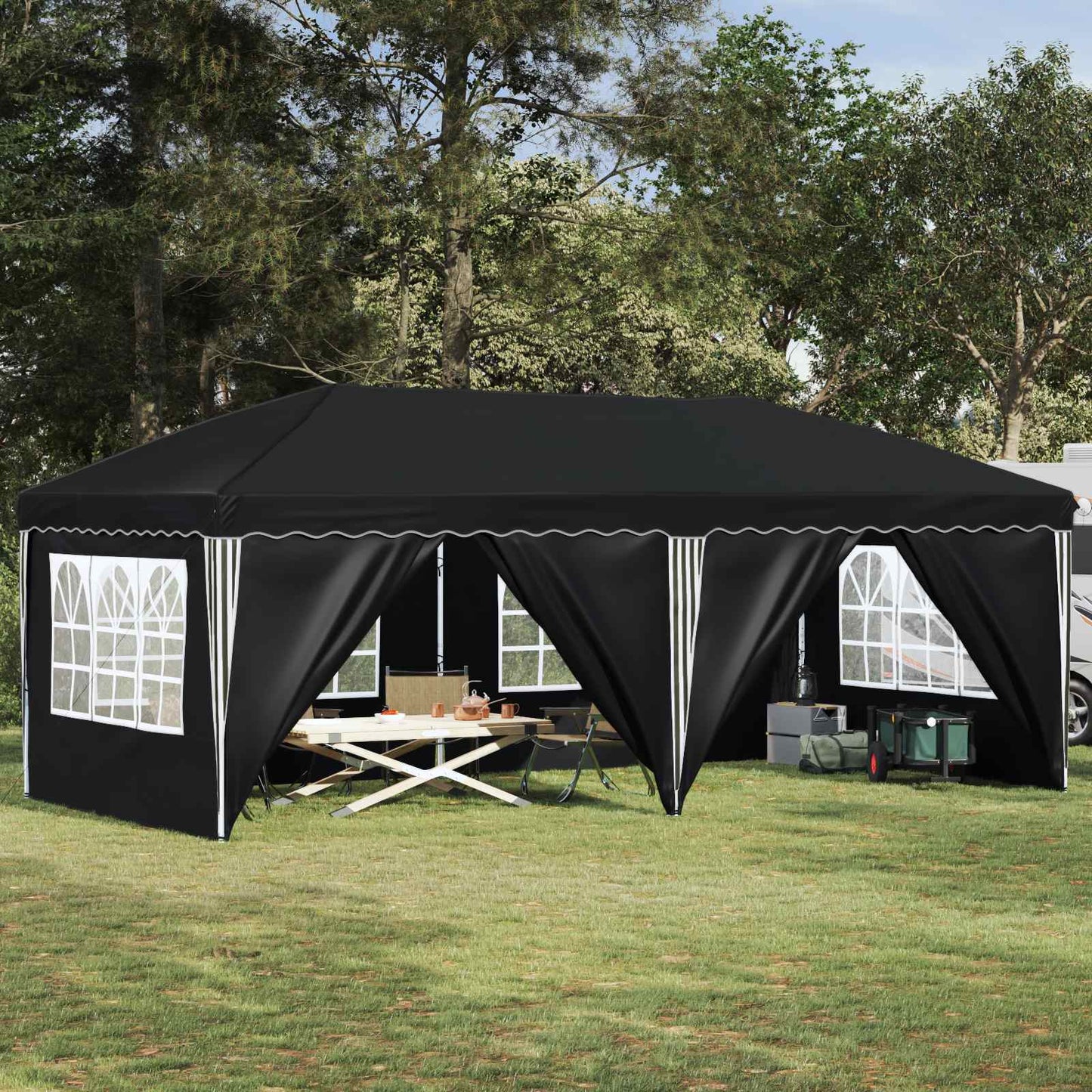 Tenda per feste a pop-up 575 x 288 x 245 cm Antracite | homemem39