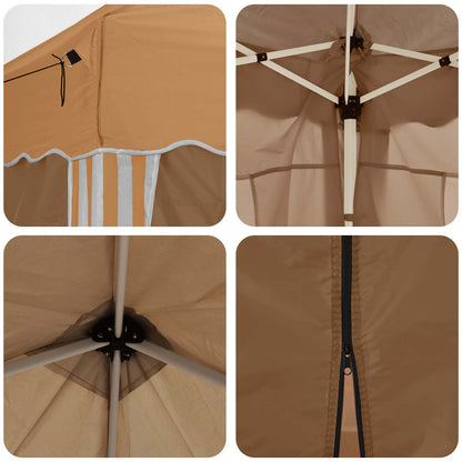 Tenda per feste a pop-up 575 x 288 x 245 cm Beige