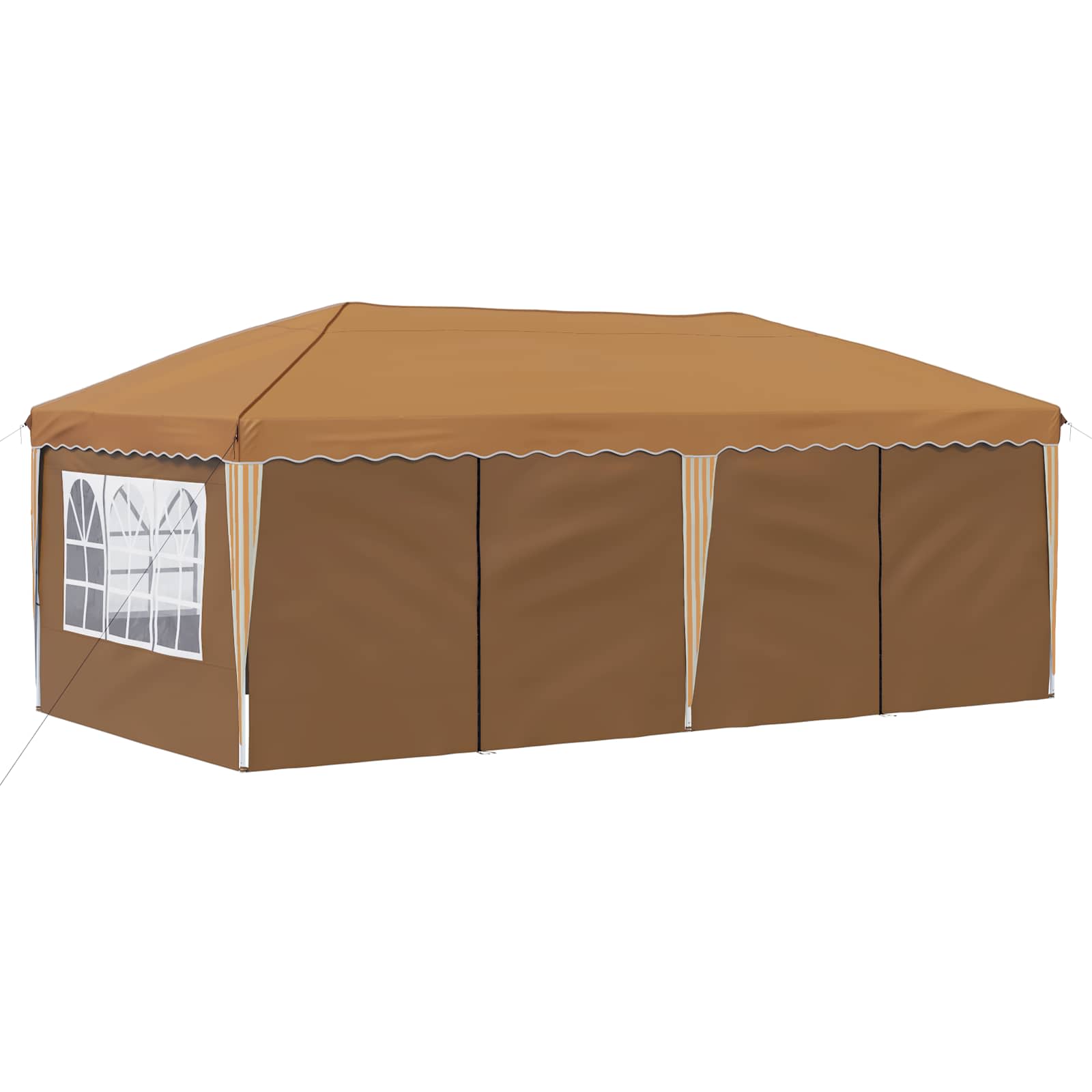 Tenda per feste a pop-up 575 x 288 x 245 cm Beige | homemem39
