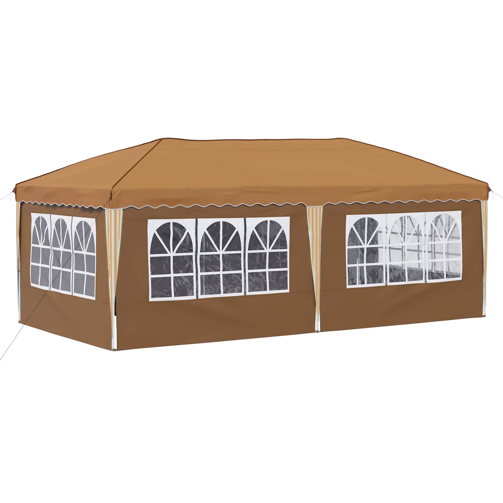 Tenda per feste a pop-up 575 x 288 x 245 cm Beige | homemem39