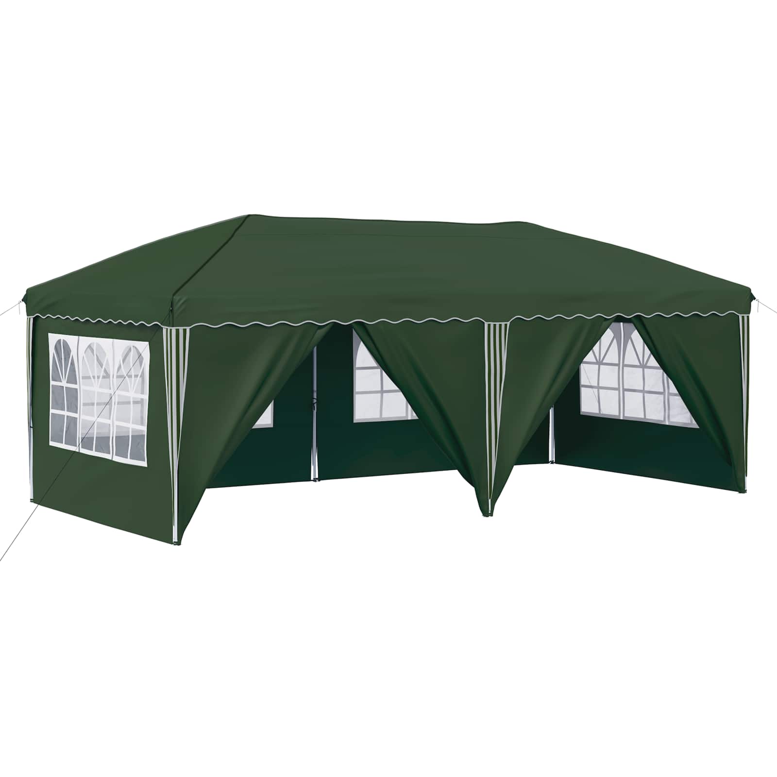 Tenda per feste a pop-up 575 x 288 x 245 cm Verde | homemem39