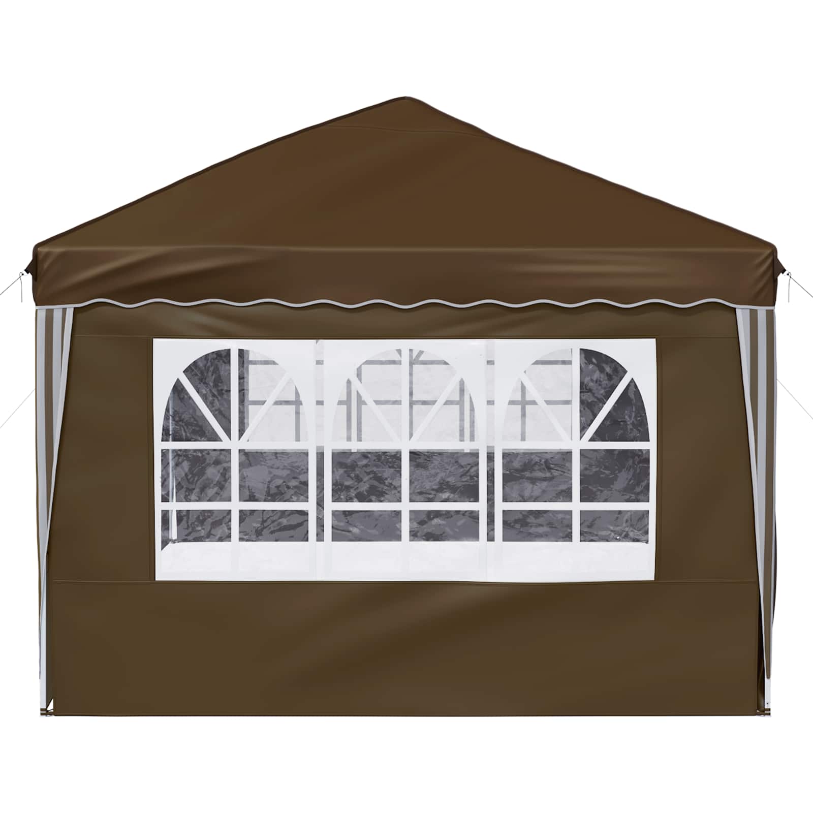 Tenda per feste a pop-up 575 x 288 x 245 cm Tortora | homemem39