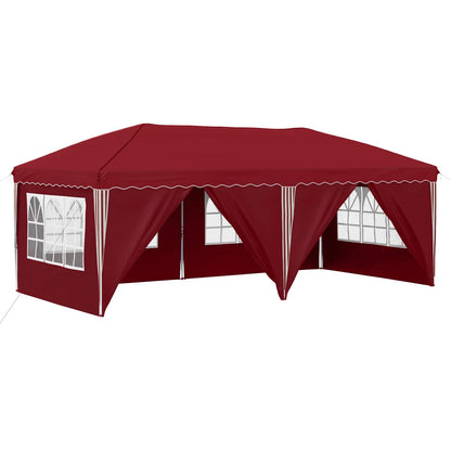 Tenda per feste a pop-up 575 x 288 x 245 cm Borgogna | homemem39