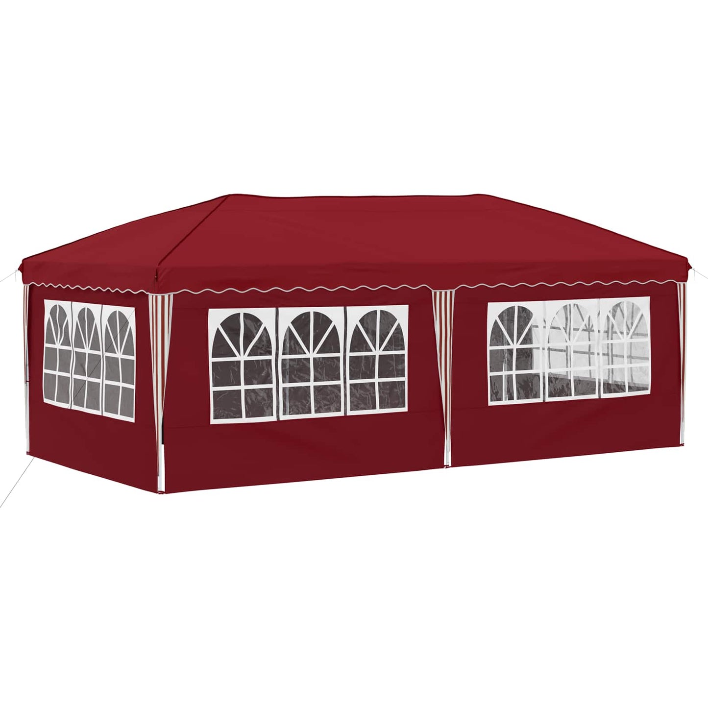 Tenda per feste a pop-up 575 x 288 x 245 cm Borgogna