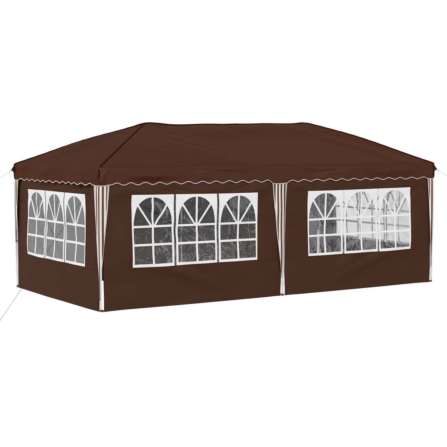 Tenda per feste a pop-up 575 x 288 x 245 cm Marrone | homemem39