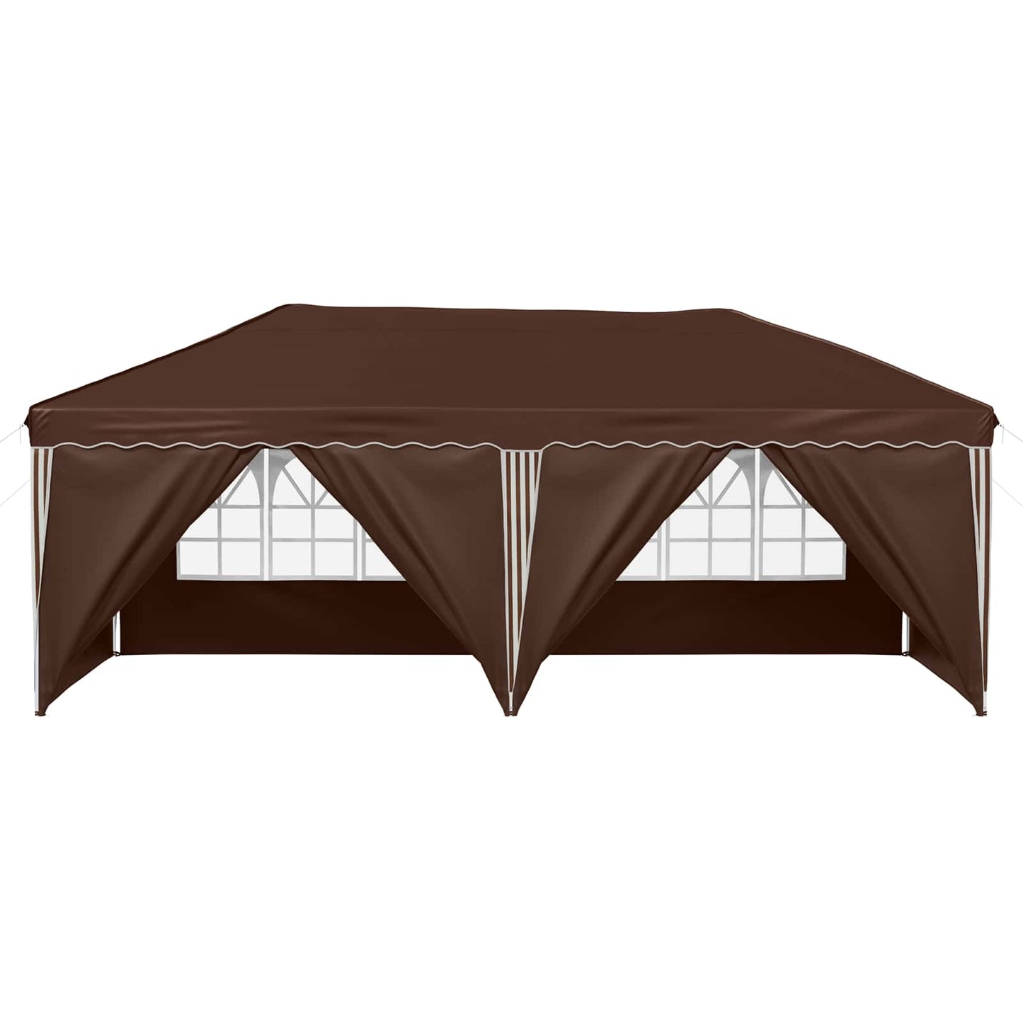 Tenda per feste a pop-up 575 x 288 x 245 cm Marrone | homemem39
