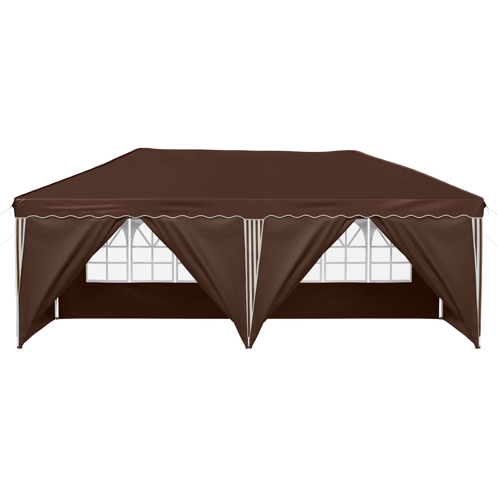 Tenda per feste a pop-up 575 x 288 x 245 cm Marrone | homemem39