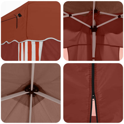 Tenda per feste a pop-up 575 x 288 x 245 cm Terracotta