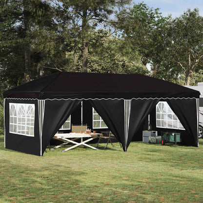Tenda per feste a pop-up 575 x 288 x 245 cm Nero