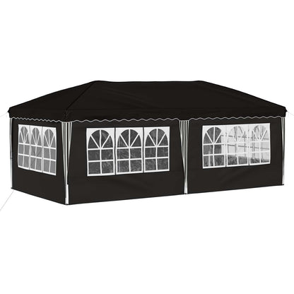 Tenda per feste a pop-up 575 x 288 x 245 cm Nero | homemem39