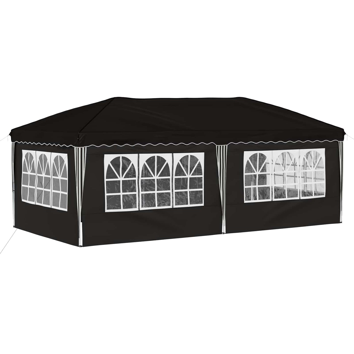Tenda per feste a pop-up 575 x 288 x 245 cm Nero