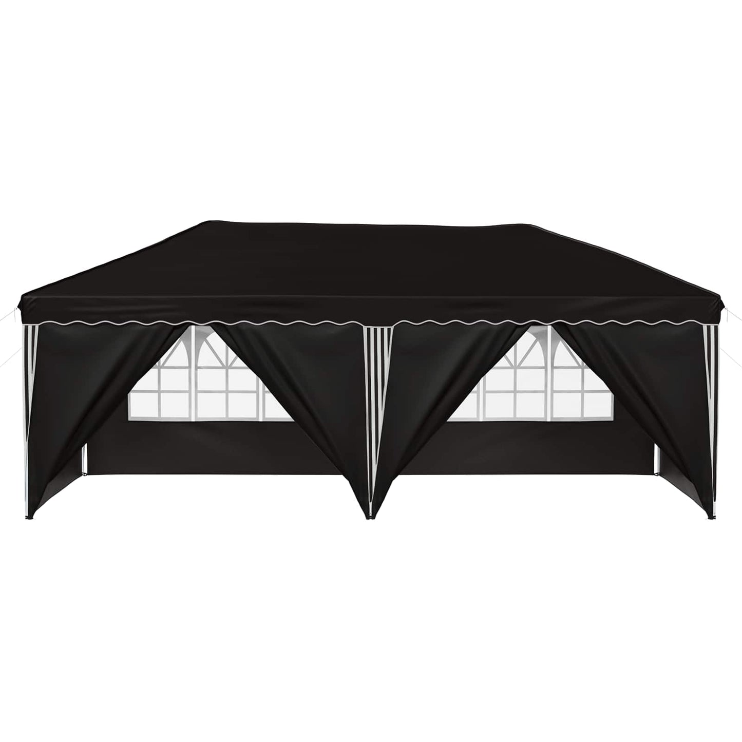 Tenda per feste a pop-up 575 x 288 x 245 cm Nero | homemem39