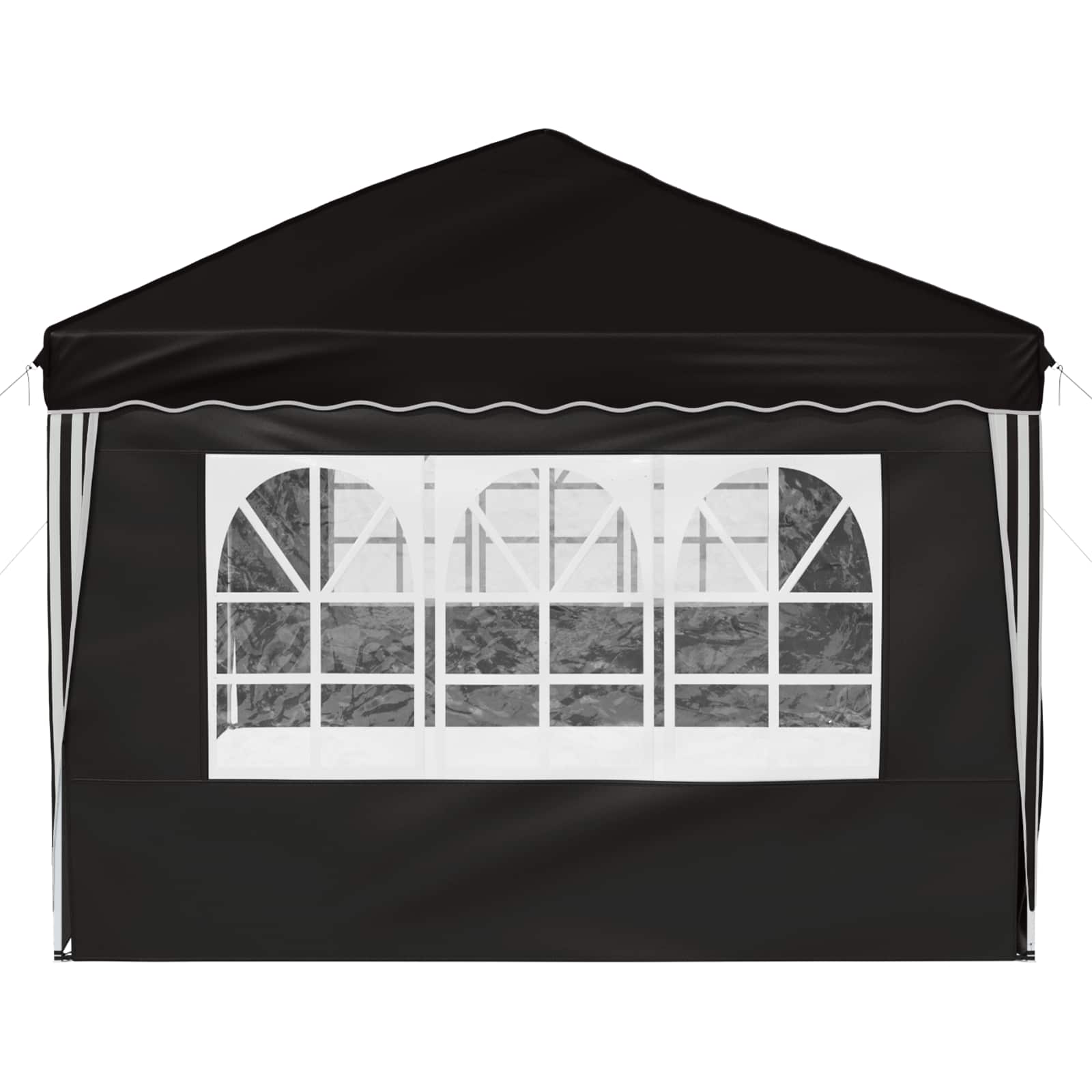 Tenda per feste a pop-up 575 x 288 x 245 cm Nero | homemem39