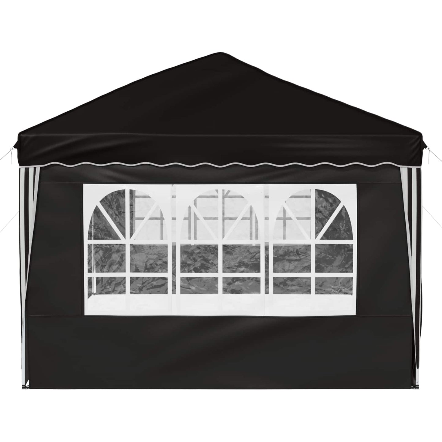 Tenda per feste a pop-up 575 x 288 x 245 cm Nero