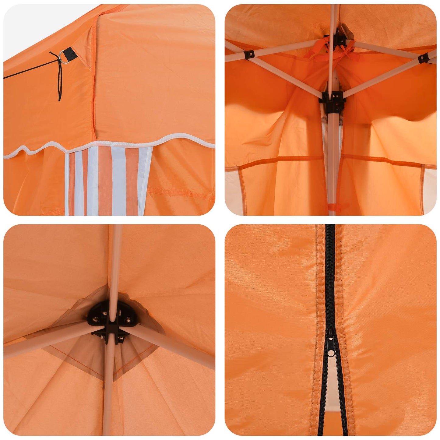Tenda per feste a pop-up 575 x 288 x 245 cm Arancione