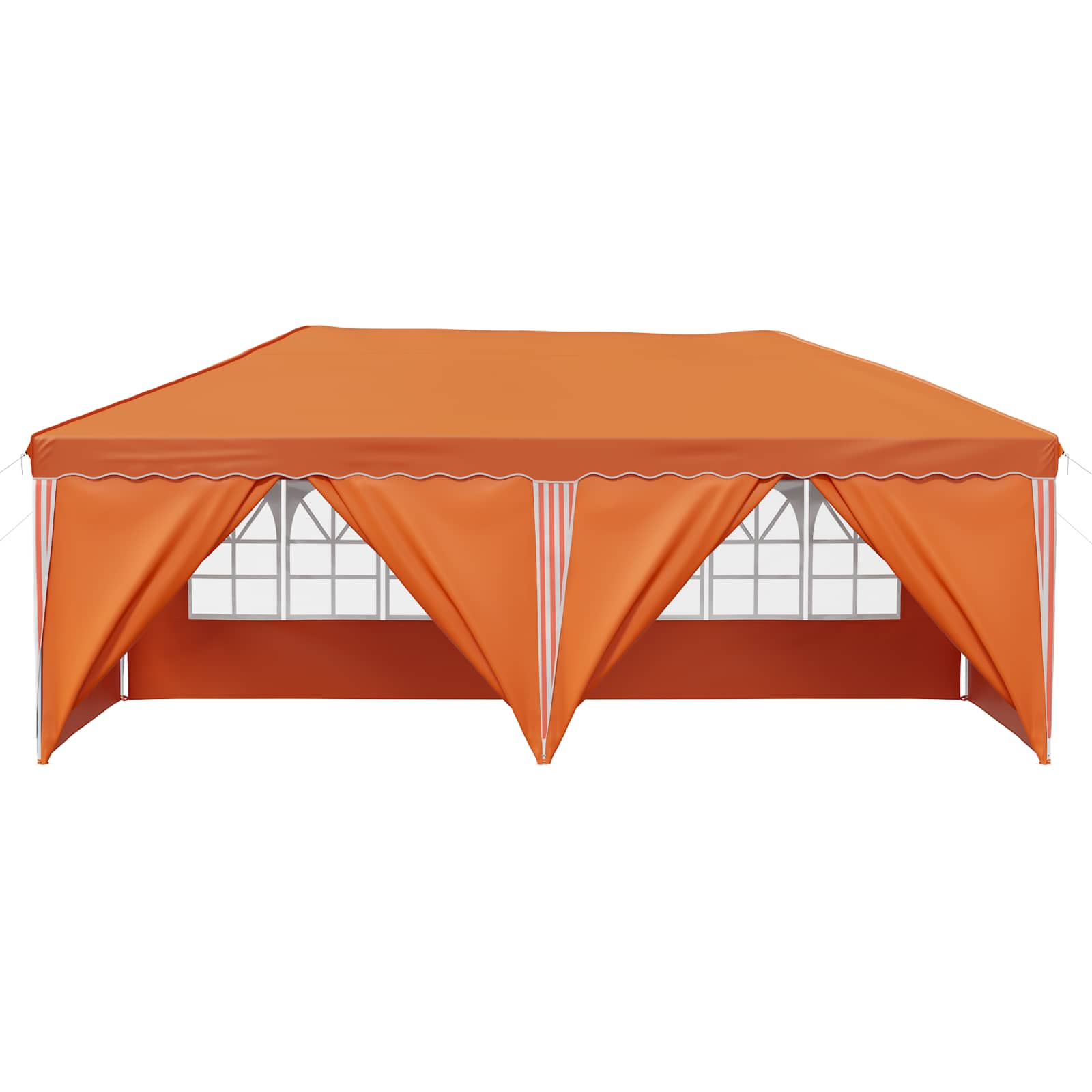 Tenda per feste a pop-up 575 x 288 x 245 cm Arancione | homemem39