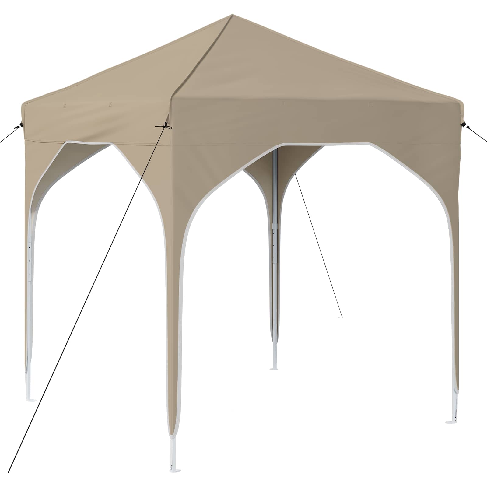 Tenda per feste a pop-up 194 x 194 x 245 cm Crema | homemem39