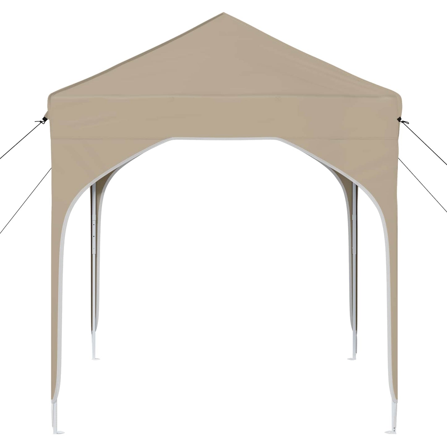 Tenda per feste a pop-up 194 x 194 x 245 cm Crema