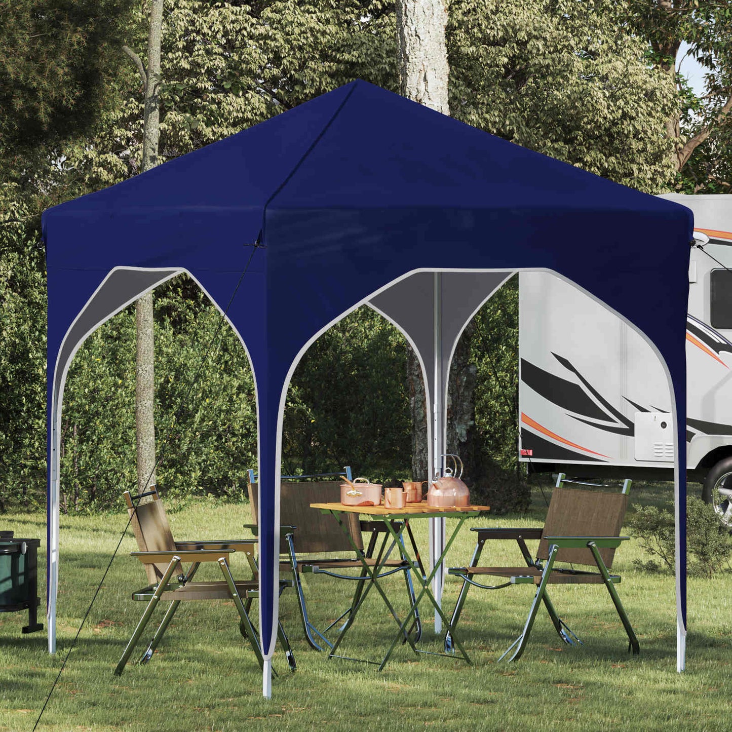 Tenda per feste a pop-up 194 x 194 x 245 cm Blu | homemem39