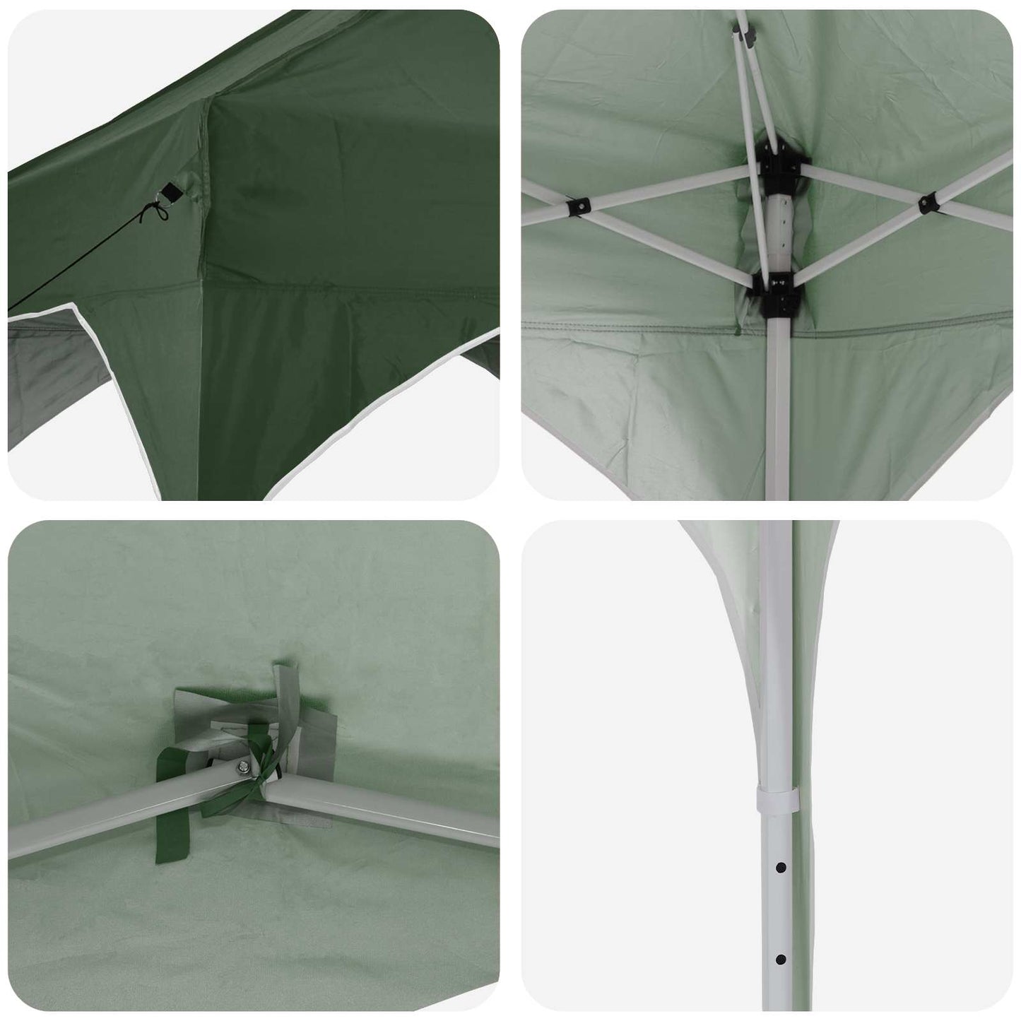 Tenda per feste a pop-up 194 x 194 x 245 cm Verde | homemem39