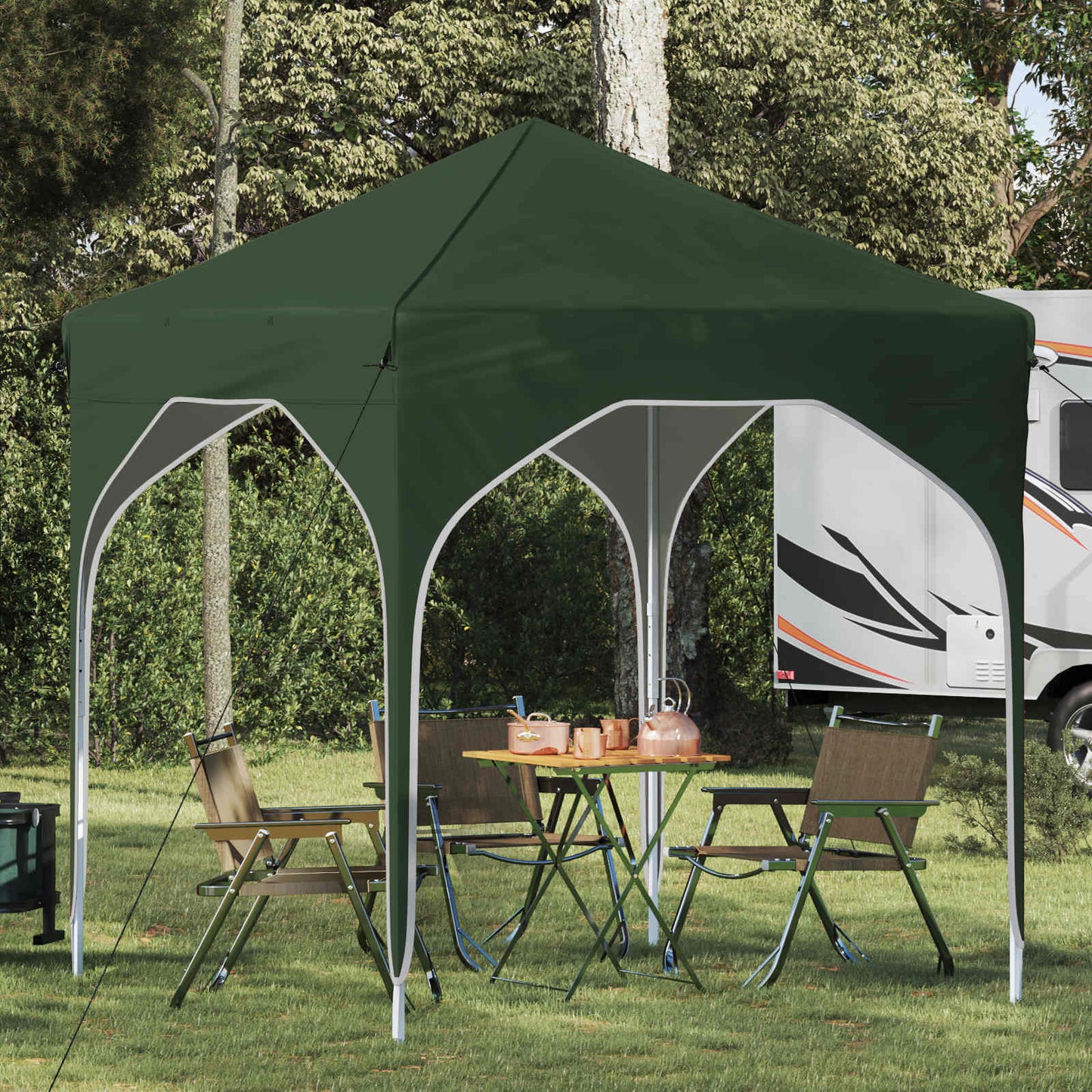 Tenda per feste a pop-up 194 x 194 x 245 cm Verde | homemem39