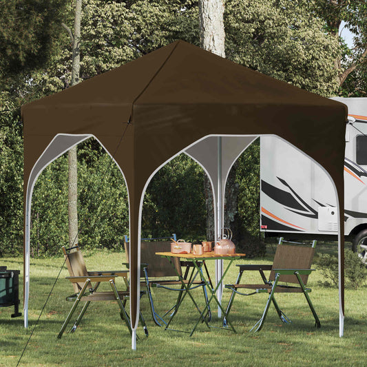 Tenda per feste a pop-up 194 x 194 x 245 cm Tortora | homemem39