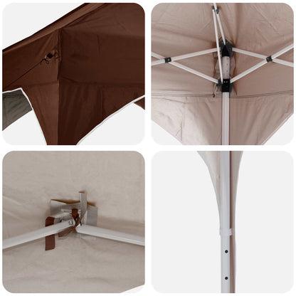 Tenda per feste a pop-up 194 x 194 x 245 cm Marrone | homemem39