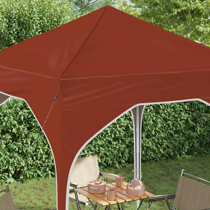 Tenda per feste a pop-up 194 x 194 x 245 cm Terracotta | homemem39