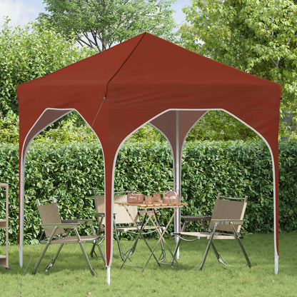 Tenda per feste a pop-up 194 x 194 x 245 cm Terracotta | homemem39