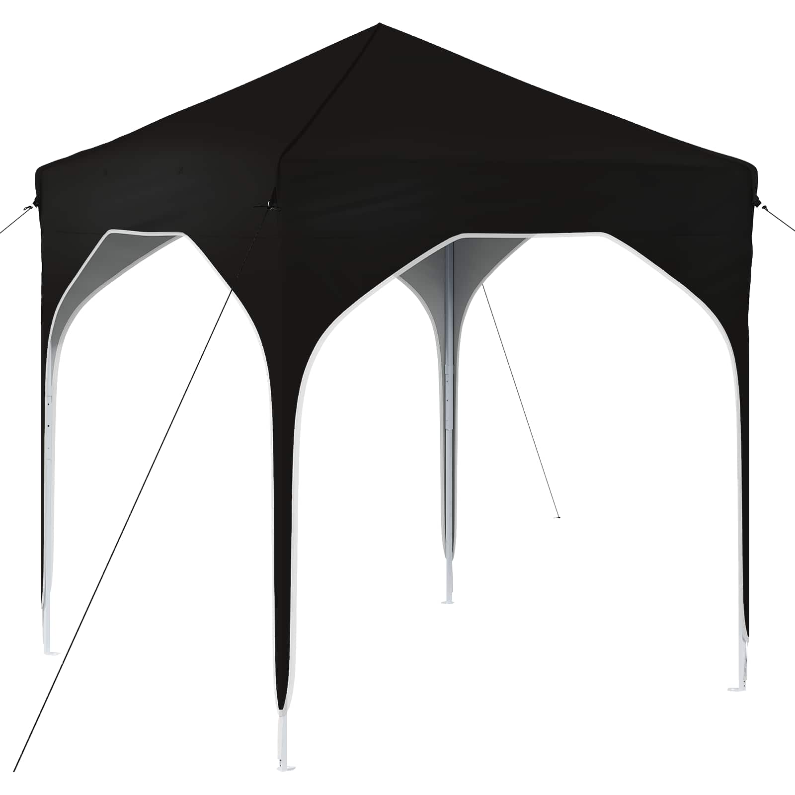 Tenda per feste a pop-up 194 x 194 x 245 cm Nero | homemem39