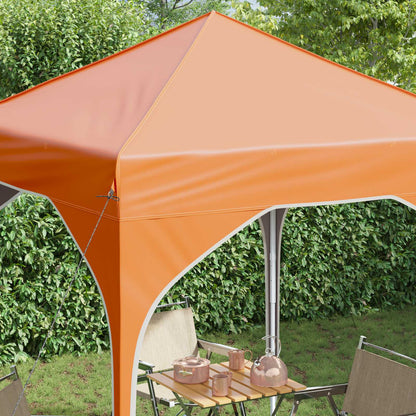 Tenda per feste a pop-up 194 x 194 x 245 cm Arancione | homemem39