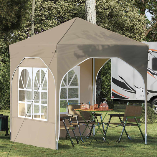 Tenda per feste a pop-up 192 x 192 x 245 cm Crema | homemem39