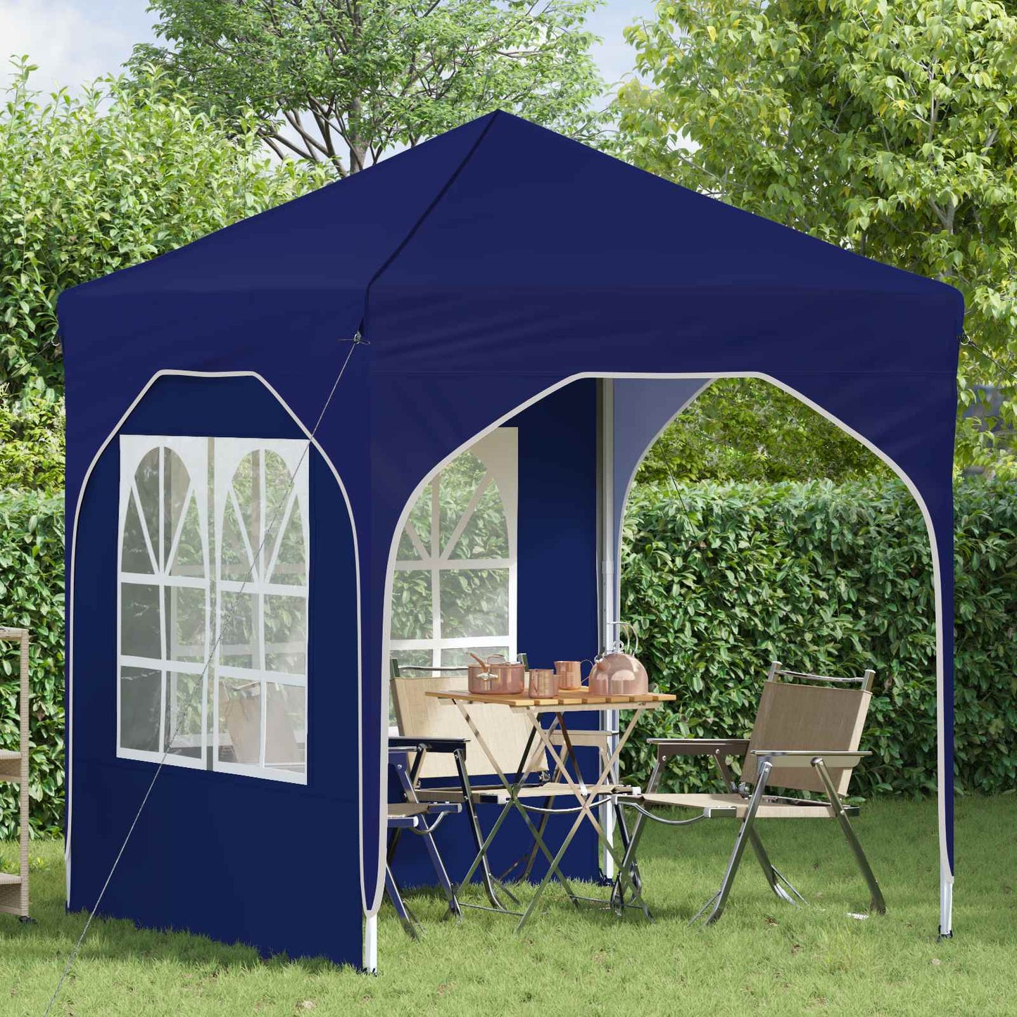 Tenda per feste a pop-up 192 x 192 x 245 cm Blu | homemem39