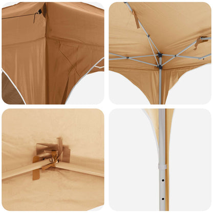 Tenda per feste a pop-up 192 x 192 x 245 cm Beige