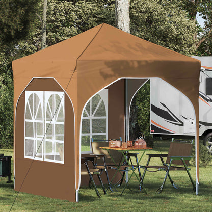 Tenda per feste a pop-up 192 x 192 x 245 cm Beige | homemem39