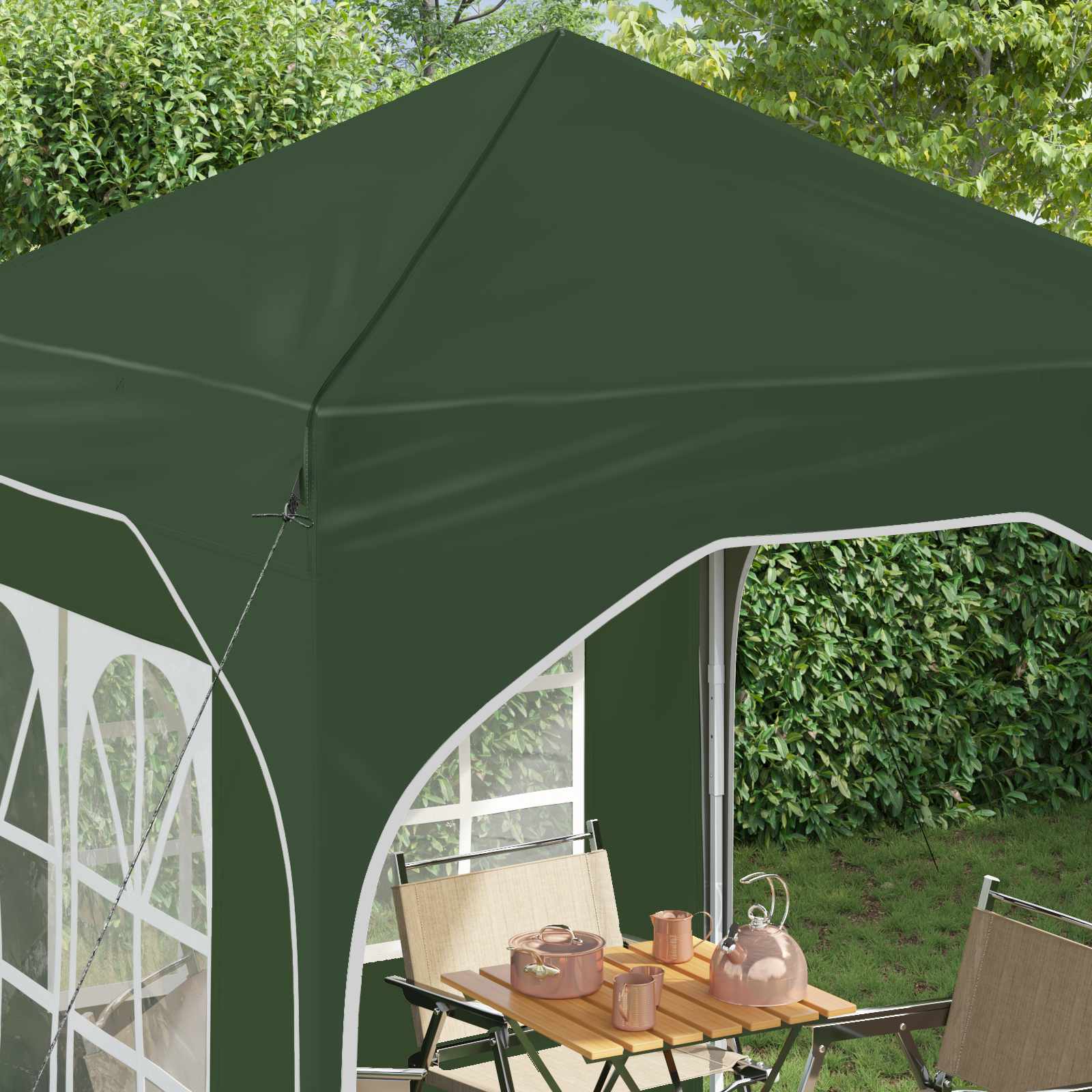 Tenda per feste a pop-up 192 x 192 x 245 cm Verde | homemem39