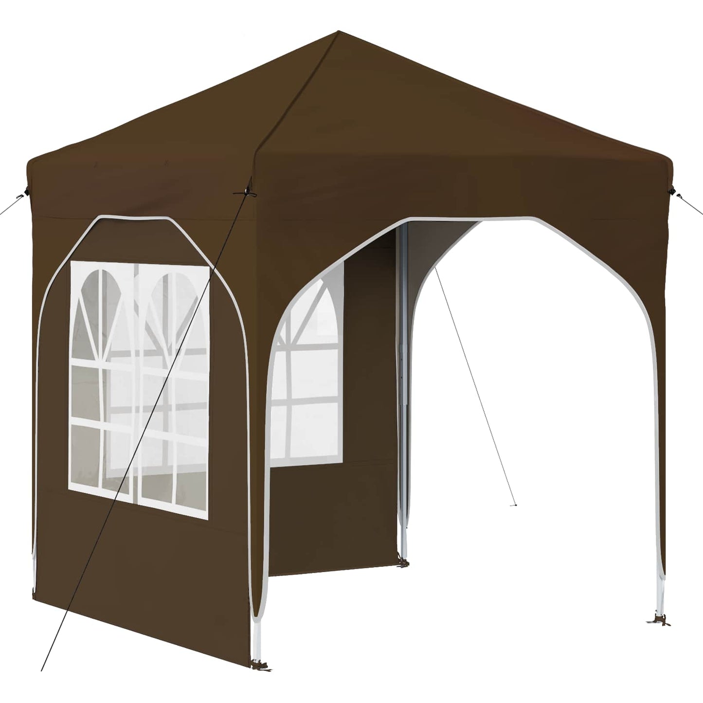 Tenda per feste a pop-up 192 x 192 x 245 cm Tortora | homemem39