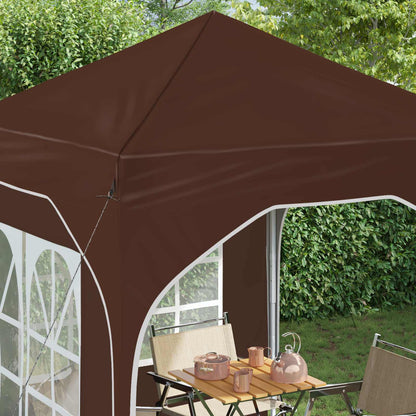 Tenda per feste a pop-up 192 x 192 x 245 cm Marrone | homemem39