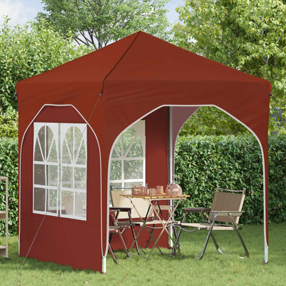 Tenda per feste a pop-up 192 x 192 x 245 cm Terracotta | homemem39