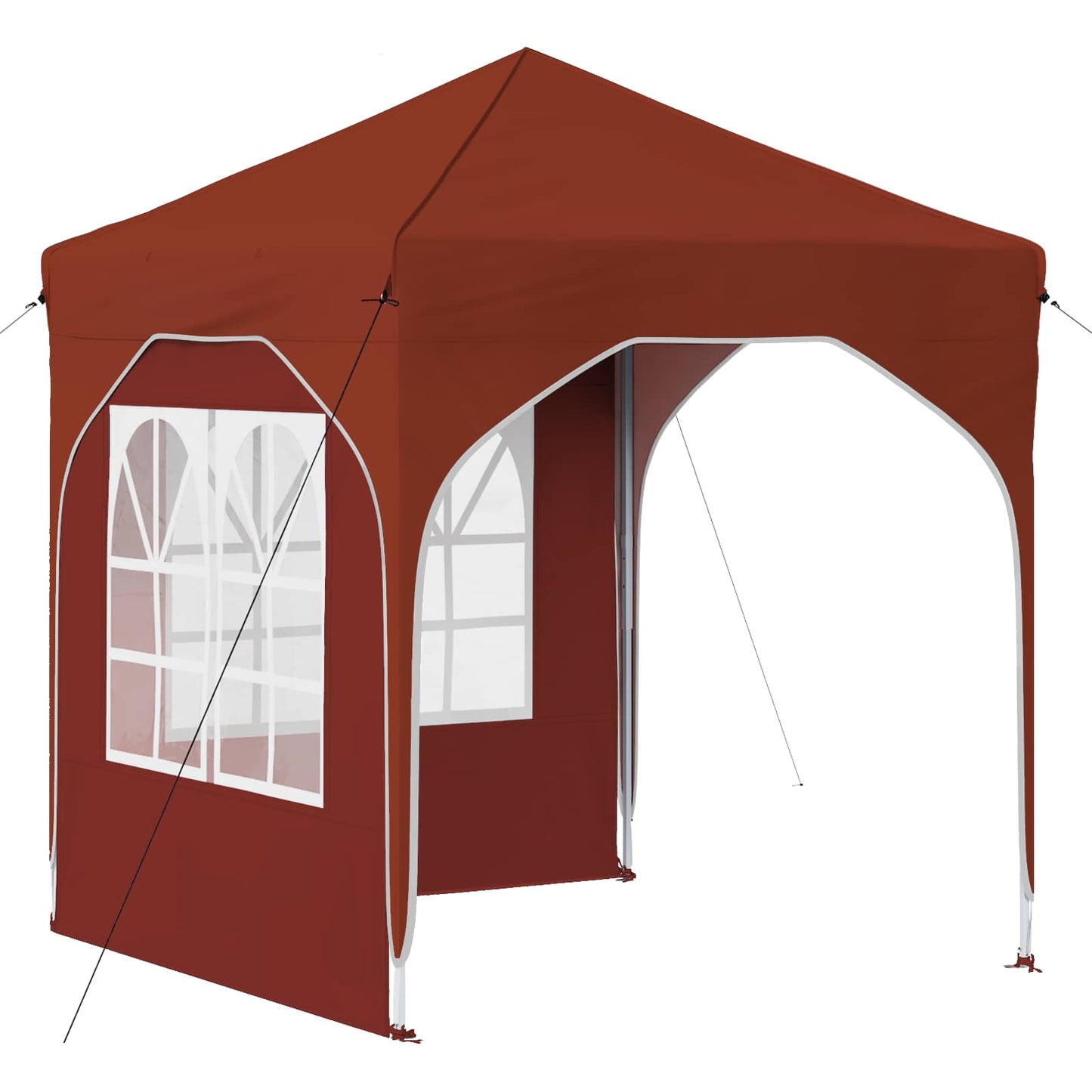 Tenda per feste a pop-up 192 x 192 x 245 cm Terracotta | homemem39