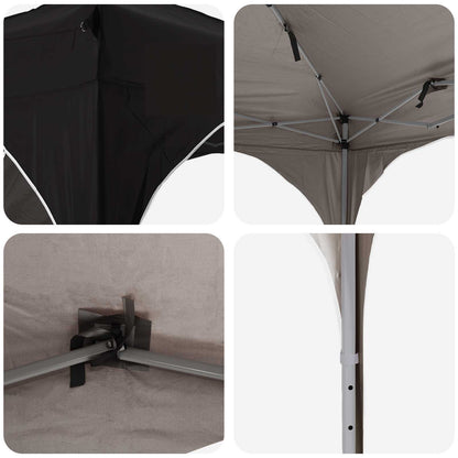 Tenda per feste a pop-up 192 x 192 x 245 cm Nero