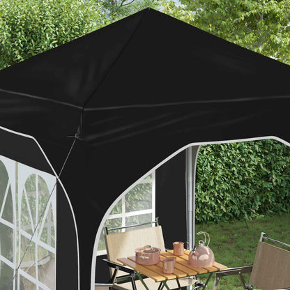 Tenda per feste a pop-up 192 x 192 x 245 cm Nero | homemem39