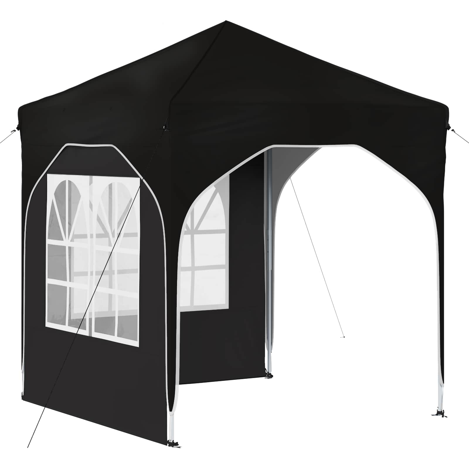 Tenda per feste a pop-up 192 x 192 x 245 cm Nero | homemem39