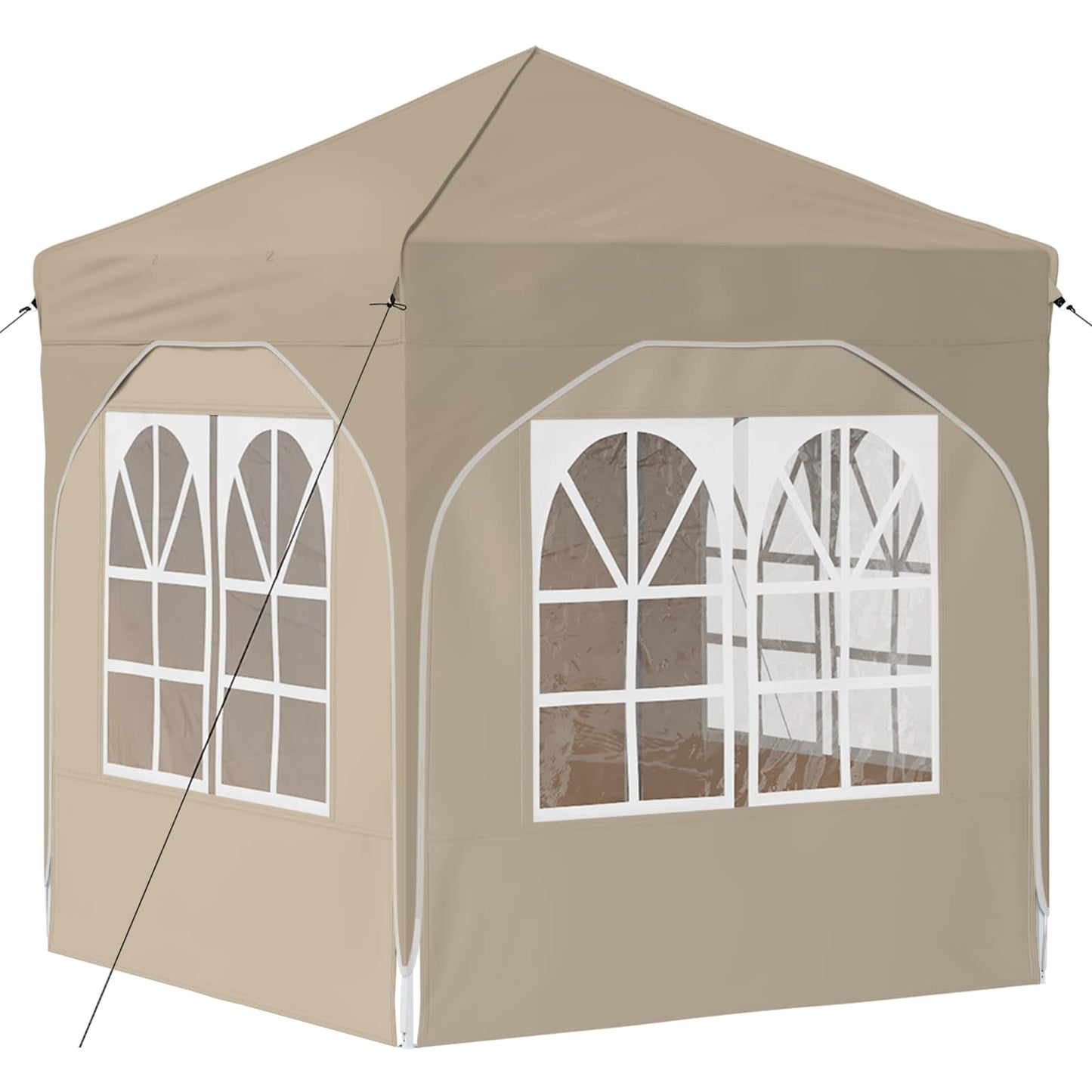 Tenda per feste a pop-up 192 x 192 x 245 cm Crema | homemem39