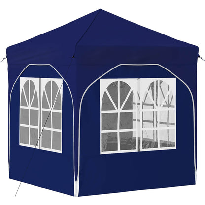 Tenda per feste a pop-up 192 x 192 x 245 cm Blu