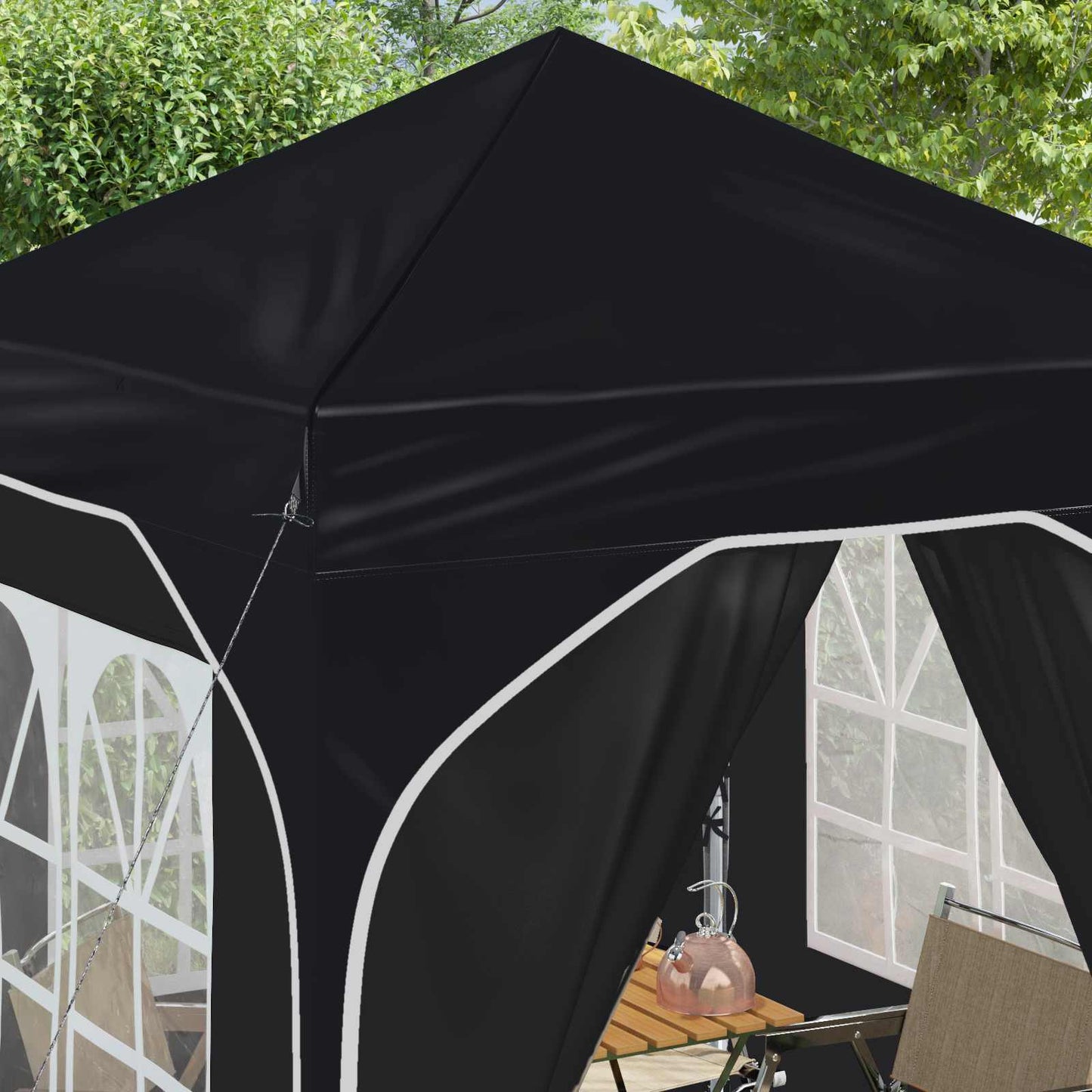 Tenda per feste a pop-up 192 x 192 x 245 cm Antracite | homemem39