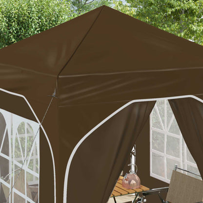 Tenda per feste a pop-up 192 x 192 x 245 cm Tortora | homemem39