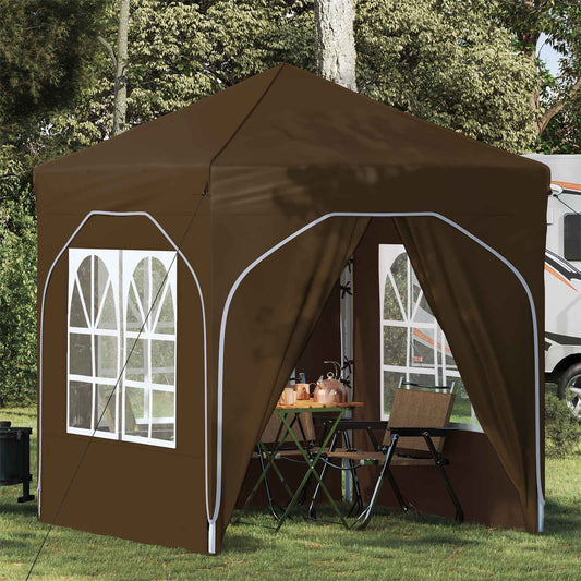 Tenda per feste a pop-up 192 x 192 x 245 cm Tortora | homemem39