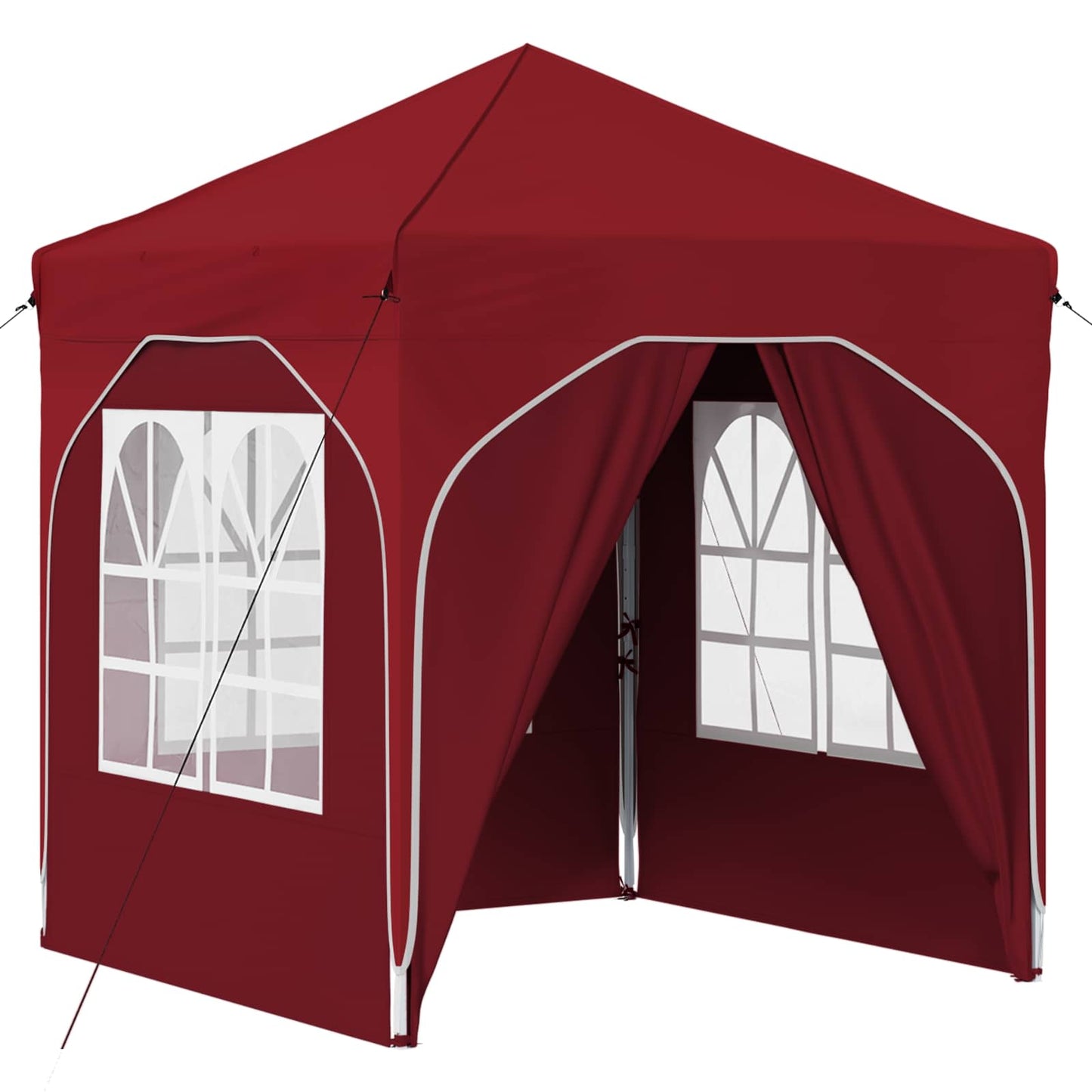 Tenda per feste a pop-up 192 x 192 x 245 cm Borgogna | homemem39